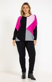 Pull patch avec strass