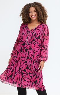 Robe imprimée plissée