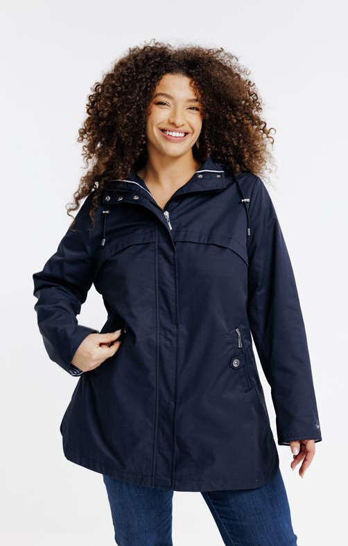 Imper avec doublure rayée