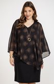 Robe de fêtes forme poncho