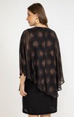 Robe de fêtes forme poncho