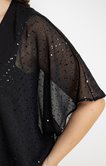 Robe fêtes forme poncho à sequins