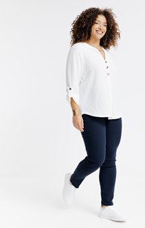 Tregging stretch poches strass