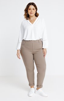 Tregging stretch poches strass