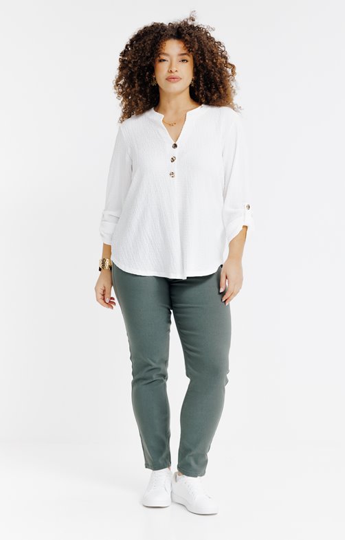 Tregging stretch poches strass