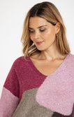 Pull patch avec strass