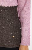 Pull patch avec strass
