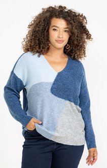 Pull patch avec strass