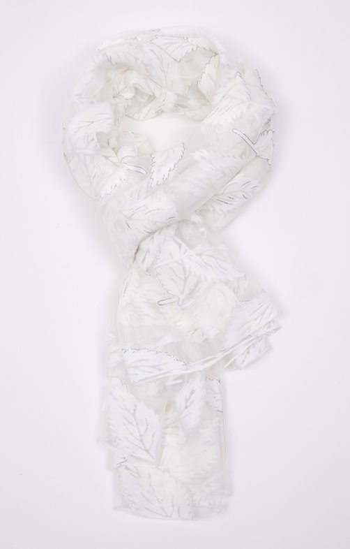 Foulard dévoré plumes 