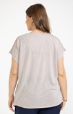 Tee-shirt uni avec bandes de crochet 
