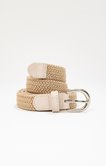Ceinture tressée élastiquée