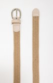 Ceinture tressée élastiquée