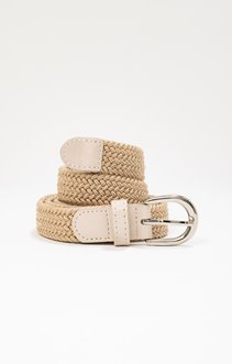 Ceinture tressée élastiquée