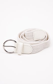 Ceinture tressée élastiquée