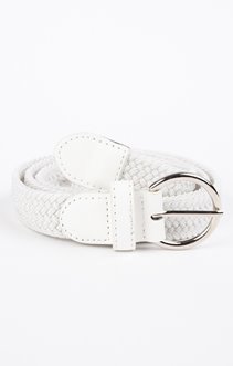 Ceinture tressée élastiquée