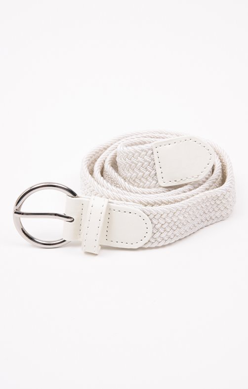 Ceinture tressée élastiquée