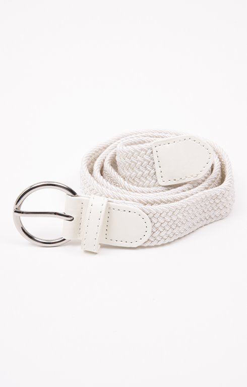 Ceinture tressée élastiquée