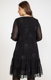 Robe plissée fêtes paillettes