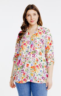 Chemisier à fleurs
