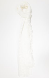 Foulard motif jacquard pois all over