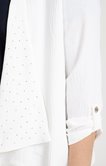 Veste ouverte avec strass