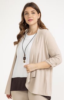 Veste ouverte avec strass