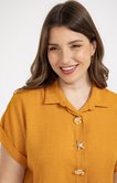 Chemise boutons coquillages