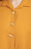 Chemise boutons coquillages