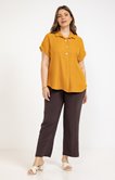 Chemise boutons coquillages