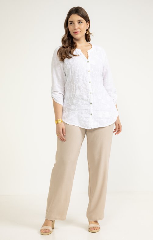 Pantalon fluide droit