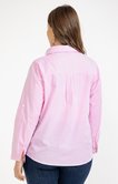 Chemise rayée avec patch coeur