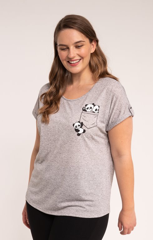 Tee-shirt poche panda