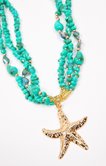 Collier perles étoile de mer