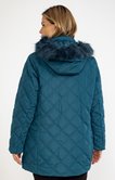 Parka mi-longue avec capuche à fourrure