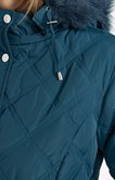 Parka mi-longue avec capuche à fourrure