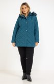 Parka mi-longue avec capuche à fourrure