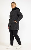 Parka mi-longue avec capuche à fourrure