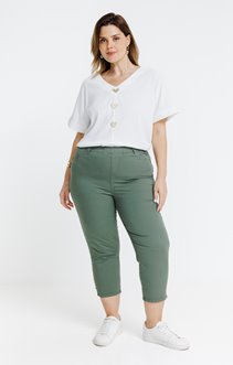 Pantacourt boutons coco