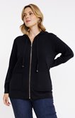 Sweat zippé à capuche