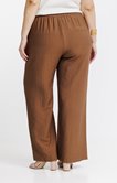Pantalon fluide avec boutons et cordon