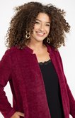Cardigan ouvert avec col montant