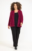 Cardigan ouvert avec col montant