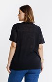 Tee-shirt avec boutons décoratifs