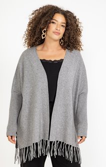 Cardigan à franges
