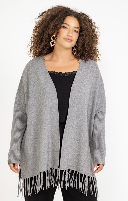 Cardigan à franges