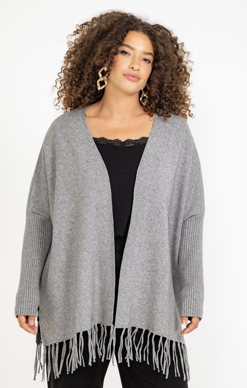 Cardigan à franges