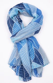 Foulard avec feuilles