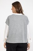Gilet avec boutons fantaisie