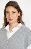 Gilet avec boutons fantaisie