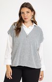 Gilet avec boutons fantaisie